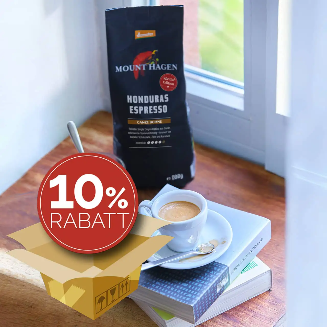 Honduras Espressso 500g, ganze Bohne, Sparpaket